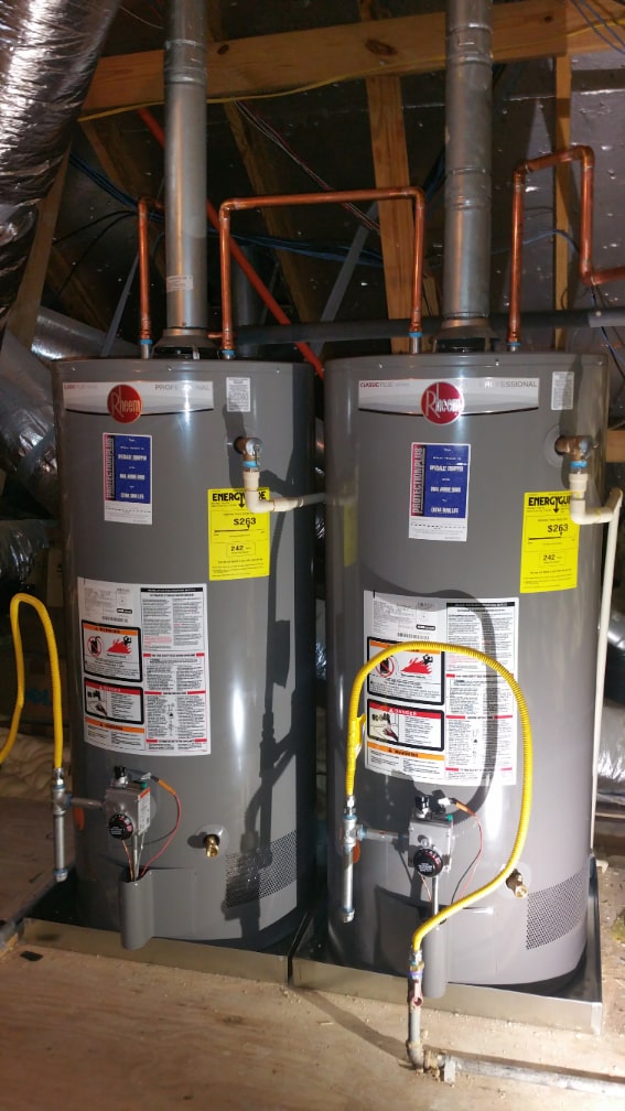 Tomball Water Heater Installation - Water heater system installed by Plumbing Right Now Inc.